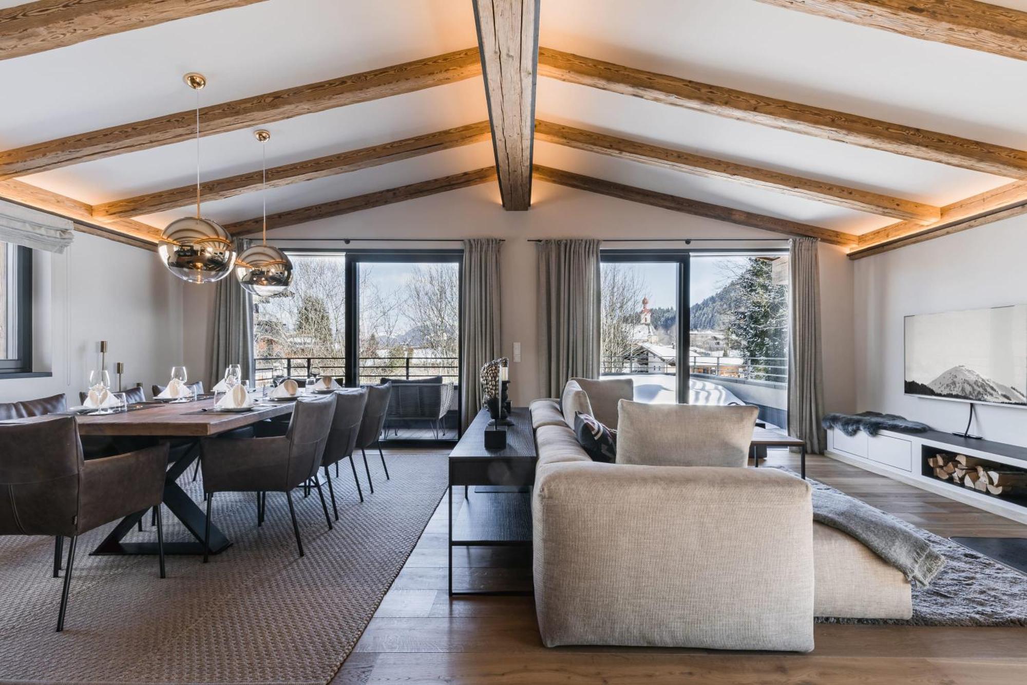 Geniessen Sie Bergblick & Sauna Im Modernen Chalet Going am Wilden Kaiser Екстериор снимка